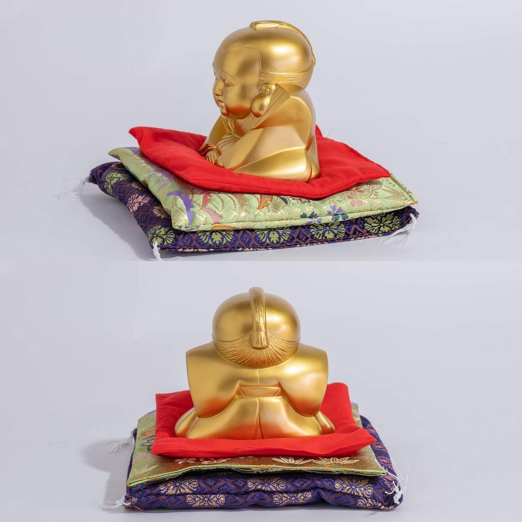 Gingado Dandan Fukusuke Ornament Prosperous Many Good Luck In Takaoka Copperware _ Business, Customers, Life, (Dandan Fukusuke)