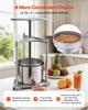 Fruit Wine Press, 1.6 Gallon/6L, Stainless Steel Manual Juice Maker with Powerful T-Shaped Handle, Juice Making for Apple/Grape/Orange/Berry,