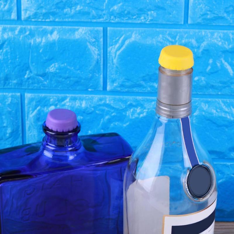 6 PCS/pack Kitchen Tool Silicone Cap of Beer Bottle Cap of All Kinds of Drinks Stopper Cover