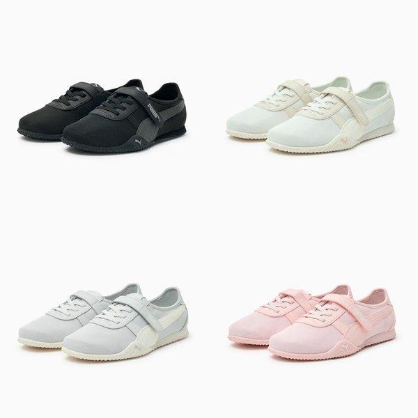 Puma Lightweight Cushion Velcro Sneakers Balletcore Athletic Shoes 404566 01 02