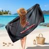 Nissan GT-R Customized Name Text Beach Towel, Soft Absorbent Towel Beach Pool Travel Personal Gift