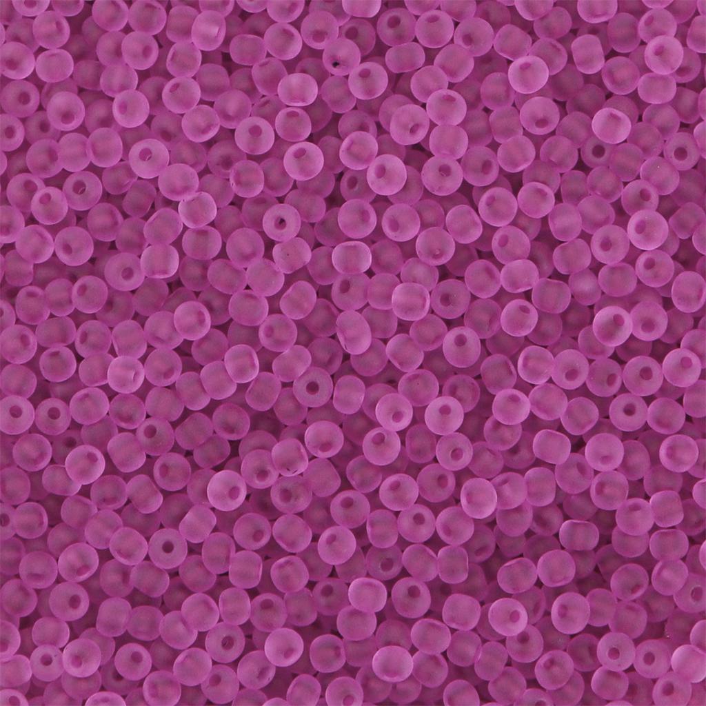 Frosted Clear Glass Seed Beads, DIY Jewelry Making Supplies
