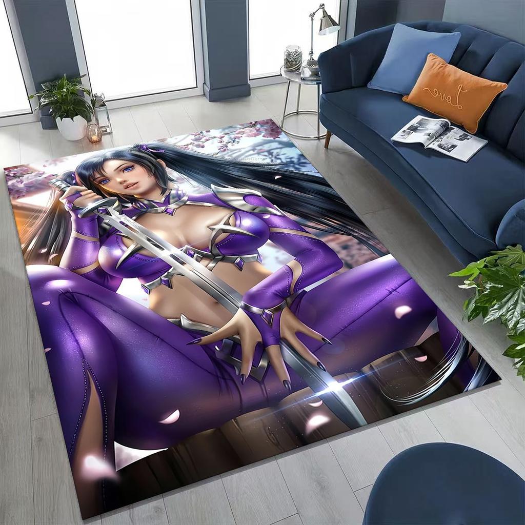 Art Beauty Sexy Girl Lace Lady Cartoon Anime Characte Rug for Bedroom Living Room Sofa Home Doormat Decor,kid Non-slip Floor Mat
