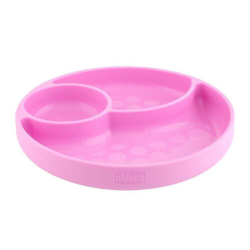 Cross Chicco Nursing Baby Silicone Section Plate