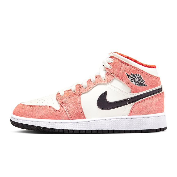 Jordan 1 Mid SE Orange Suede GS DV1336-800 38