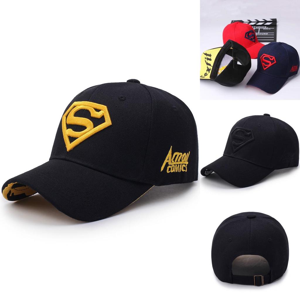 Luxurious Super Hero Cap Superman Snapback Embroidery Hat Unisex Steampunk Design