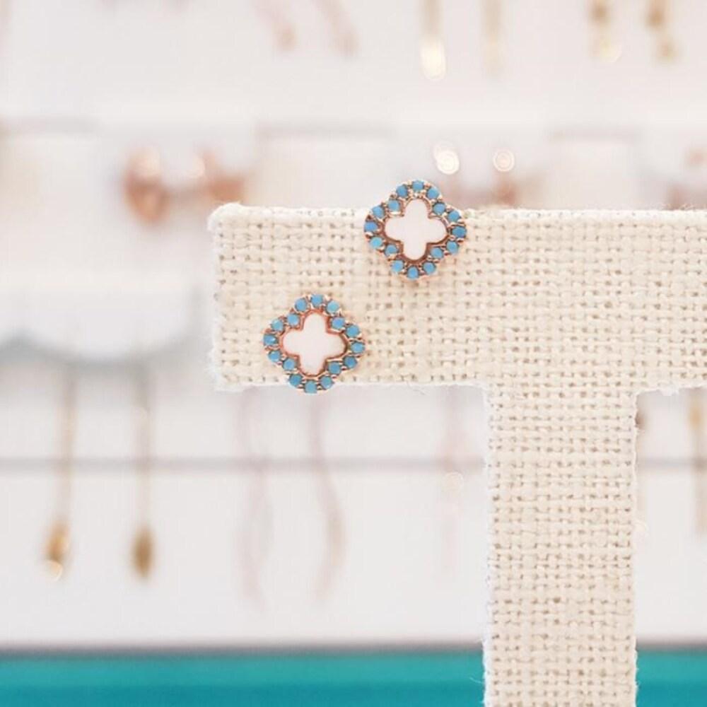 Volare Save Zone 01 Simple Earrings Sky Spe430 (15923319)