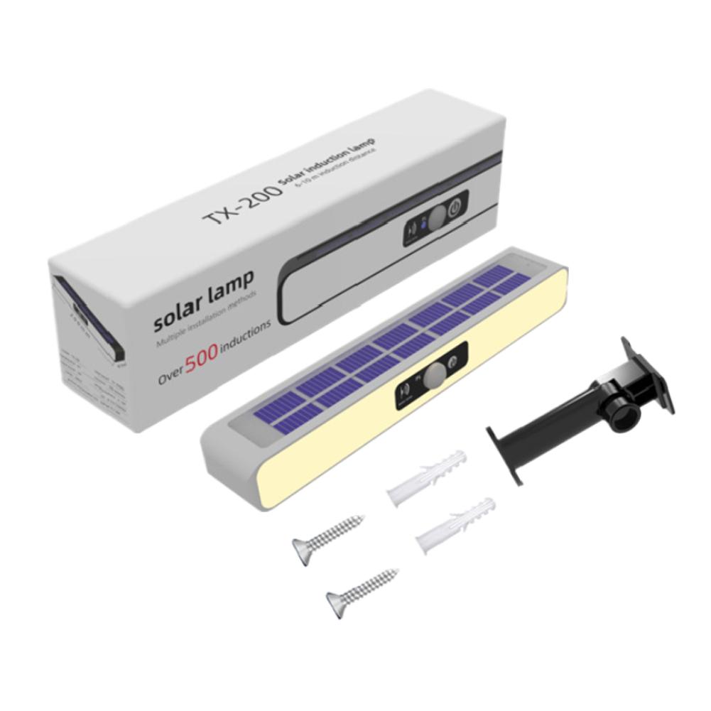 

Waterproof LED Solar Light Outdoor Street Light Adjustable Stand Motion Sensor Clip Lamp for Garden Patio Porch