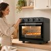 Four Hot Air Fryer 36L 1800 W with Black Steel Rotisserie