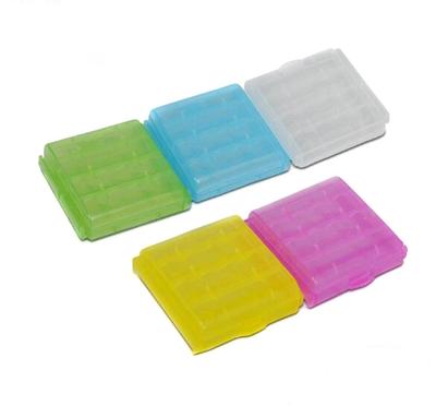 5 Portable Empty Multicolored Storage Boxes - AAAAA Plastic CasesOrganizers To Prevent Rolling (Random Color)