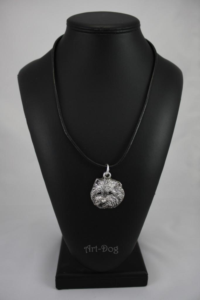 West Highland White Terrier, Westie, Westy - Necklace with Dog, Silver-plated Pendant for Dog Fan, Unique Jewelry by Art-Dog Brand