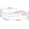 3141011 vidaXL Divan Bed with Mattress Black 160x200 Cm