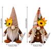 Herbst Wichtel Sonnenblume Ahorn Puppe Ernte Herbst Elf Zwerg Plüsch Gesichtslos Puppen Ornamente für Zuhause Halloween Thanksgiving Deko