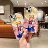Sailor Moon Double Layer Phone Case, Compatible with iPhone X/SE/7/8/11/12/13/14/15/16/17 Pro Max Plus