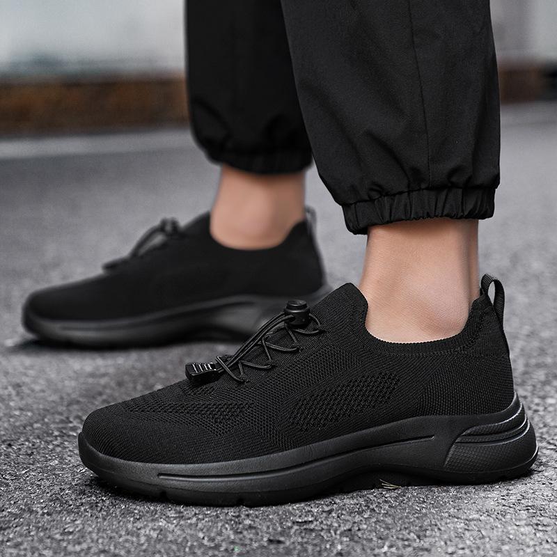 Spring and Summer Casual Sports Shoes Fly-woven Mesh Breathable Large Size Running Shoes