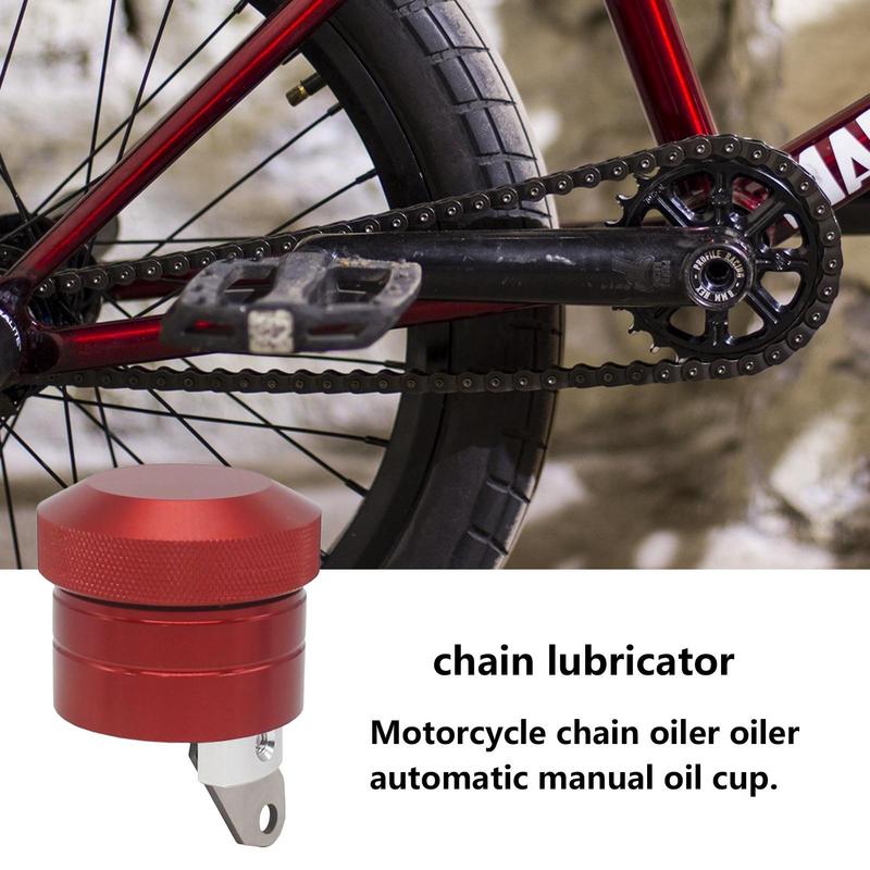 Chain Oiler Motorcycle Auto Hand Control Motorbike Lubricant Grease Oiler Motorcycle Chain Lubricator Lub Part Accessories Bike