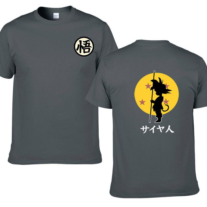 Dragon Anime Ball Z Goku Short Sleeve Tshirt Tee Goku Cotton T Shirt Tops Shirt