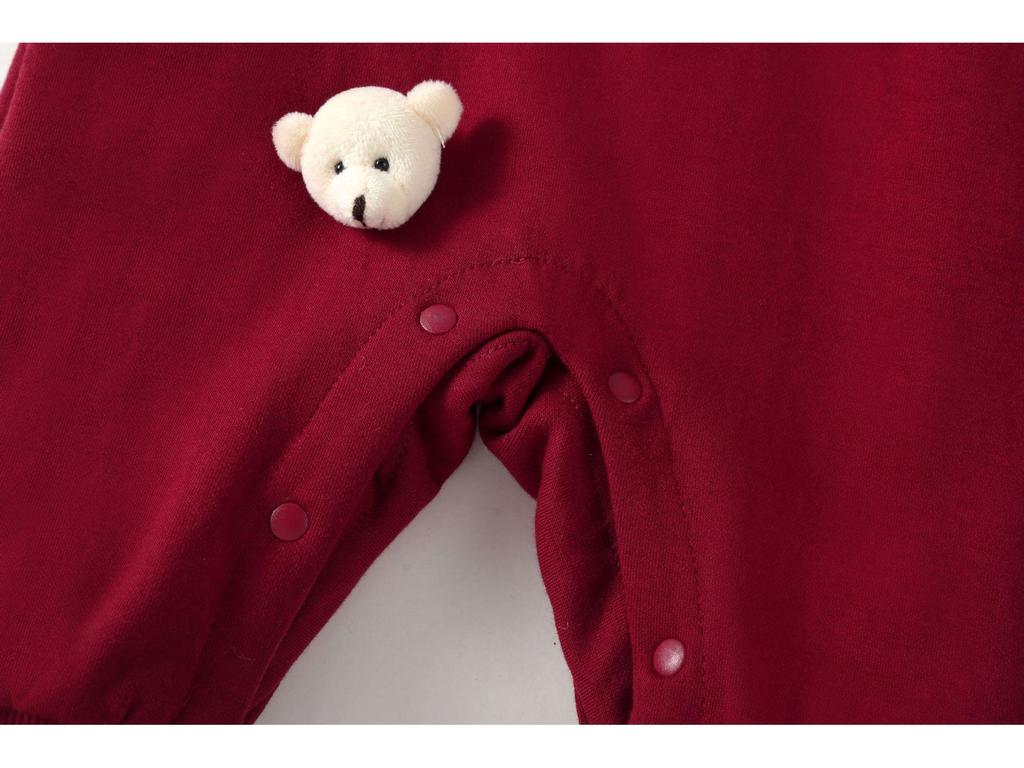 Korean-Style Baby Winter Sweater: Plus Velvet, Thickened, Perfect for Crawling and Outdoor Wear In Autumn and Winter.