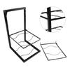 Heavy Duty Pan Rack Under Cabinet Under Sink Storage Light Brightness