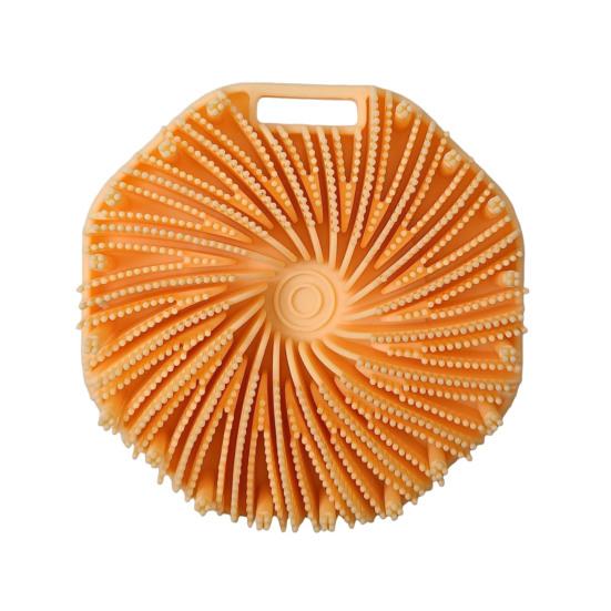 Bath Brush with Ultra-Soft Bristles Ergonomic Grip Hanging Design Rich Foam Exfoliating Body Brush Skin Cleansing Brush
