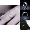 Copper Silver Coated Jewelry Ring For Women Elegant Style Hand Accessory
