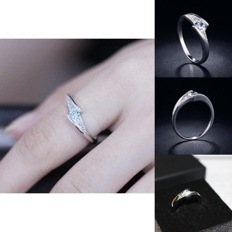Copper Silver Coated Jewelry Ring For Women Elegant Style Hand Accessory