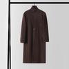 Men's Plus Size Woolen Windbreaker - Autumn/Winter British Style Korean Casual Jacket