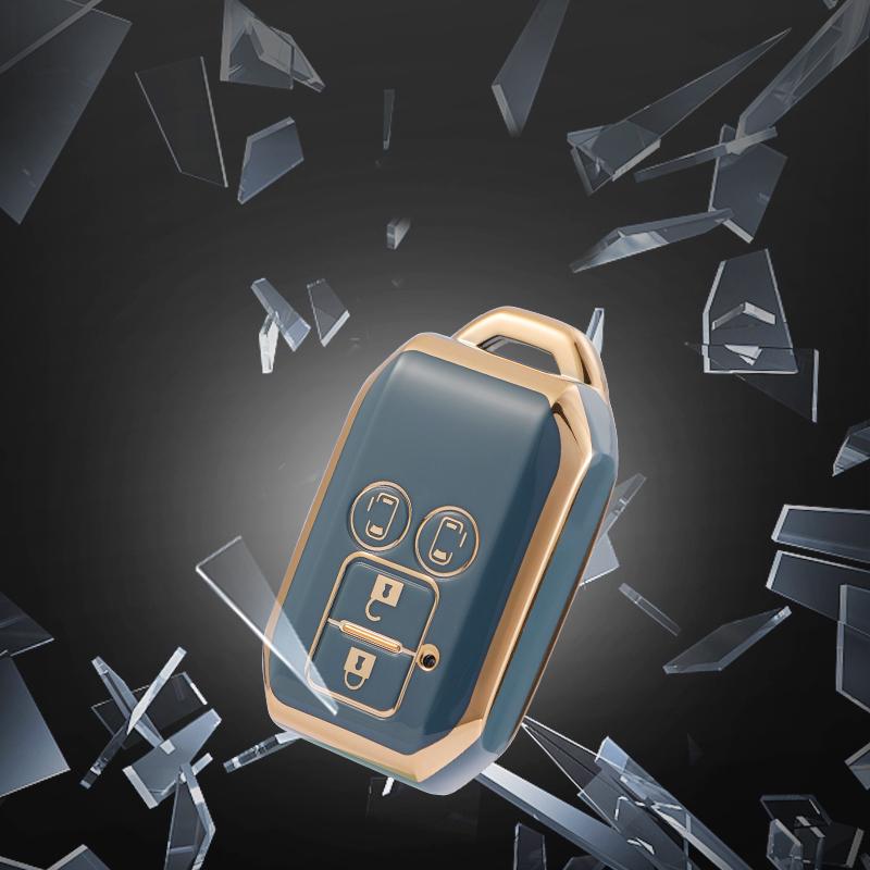4 Button TPU Key Cover Car Key Case Protection Shell for Suzuki Ignis Swift Embona XL7 2017-2021 Remote Fob Auto Accessory