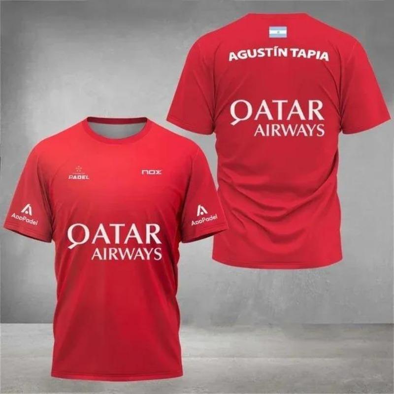 Summer Bestseller 3D Printed Jerseys Qatar Children and Adults Sports Short-sleeved Round-neck Breathable Quick-drying T-shirts