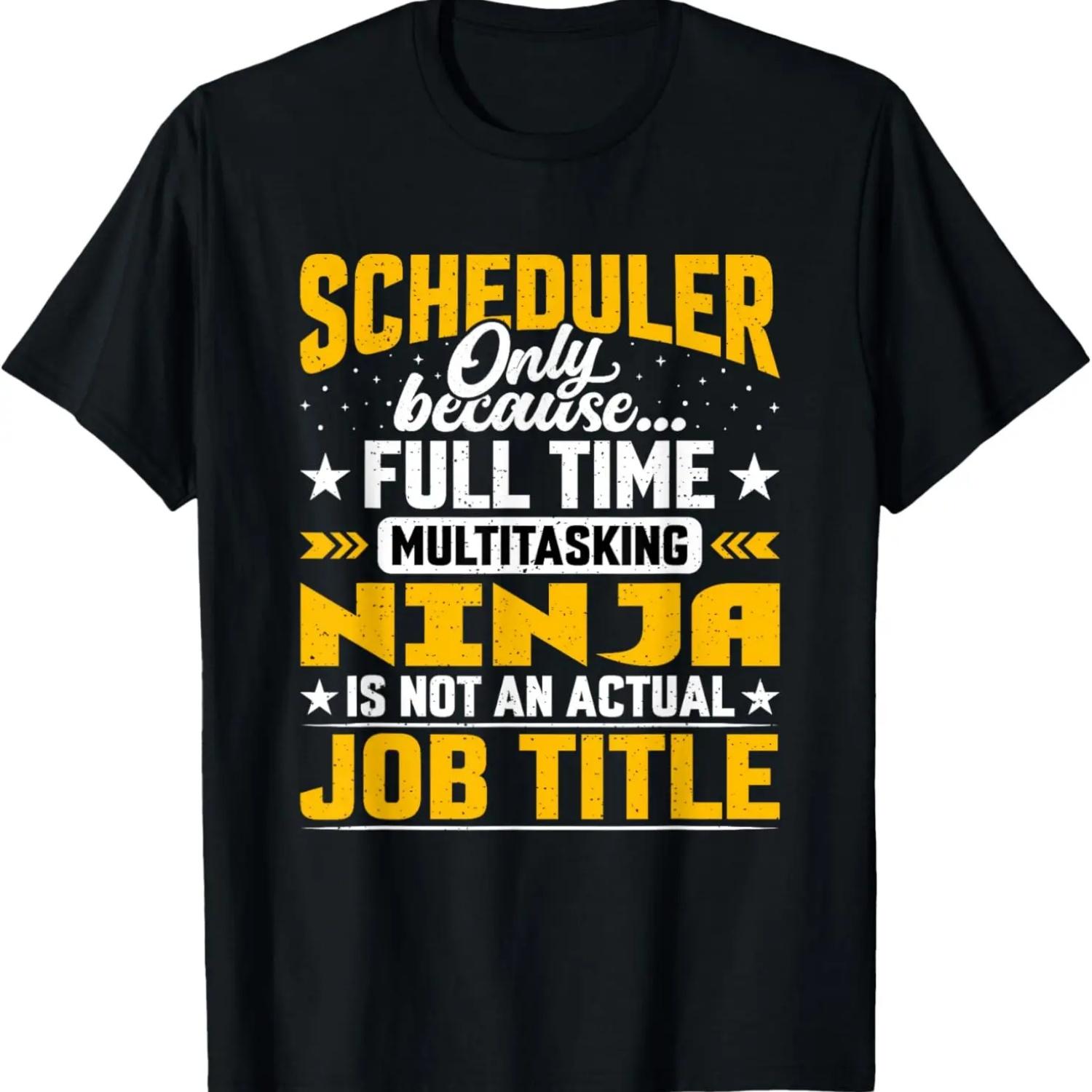 

Funny Planner Scheduler Job Title T-Shirt XXXXXL чёрный