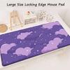 Large Size Pink Mousepad xcm Pastel Clouds Deskmat XXL Kawaii Nonslip Mouse Pad Cute Mice Rugs Extended Gaming Keyboard Mat