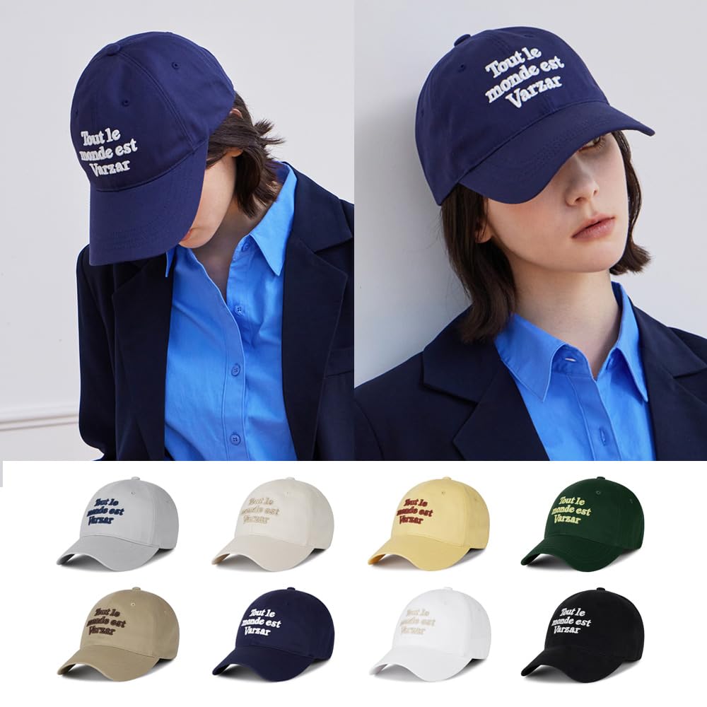 TMV Lettering Ball Cap Twill Navy [VARZAR]