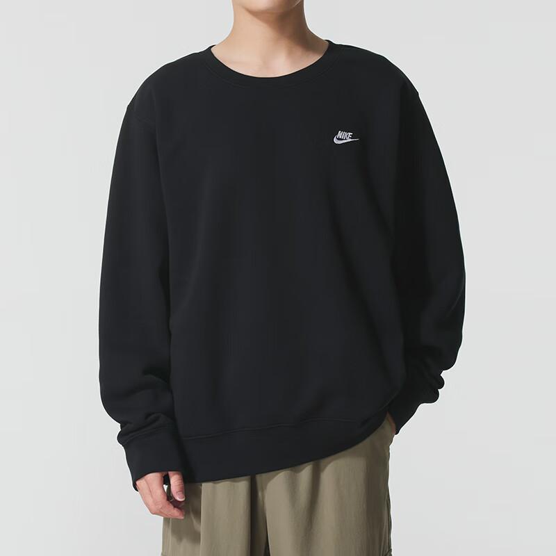 New Nike Swoosh Sweatshirts Men's Black FN3887-010