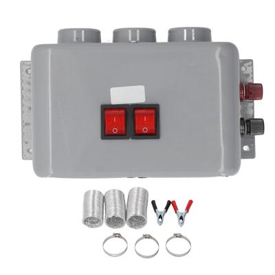 3 Hole Car Heater DC 24V 600W Windshield Defroster Kit 2 Level Warmer Defogger for Truck Vehicle