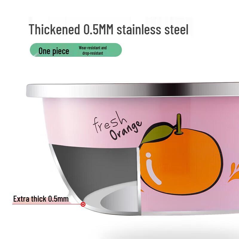 Meichu Stainless Steel Cartoon Condiment Bowl Set