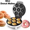 ABBY-1 Piece Mini Donuts Machine Donut Maker Machine DIY Home Use Mini Doughnut Maker 220V Black EU Plug