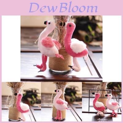 Adorable Flamingo Plush Toy Soft Stuffed Animal For Girls Cute Bag Charm