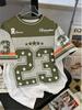 Hot Selling Fashionable Men's Summer Personalized Letter Print Comfortable and Breathable Round Neck T-shirt Outdoor Street Top