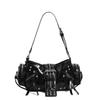 Street Fashion Handbag, Niche Design, Hot Girl Casual Single-shoulder Commuter Motorcycle Bag