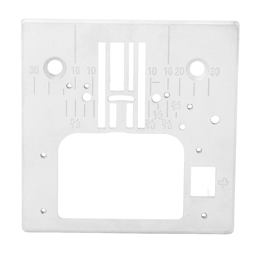 Nadelplatte für Nähmaschine 7,5x7,6cm Stahl Nadelplattenersatz für Juki HZL K10 K85 K65