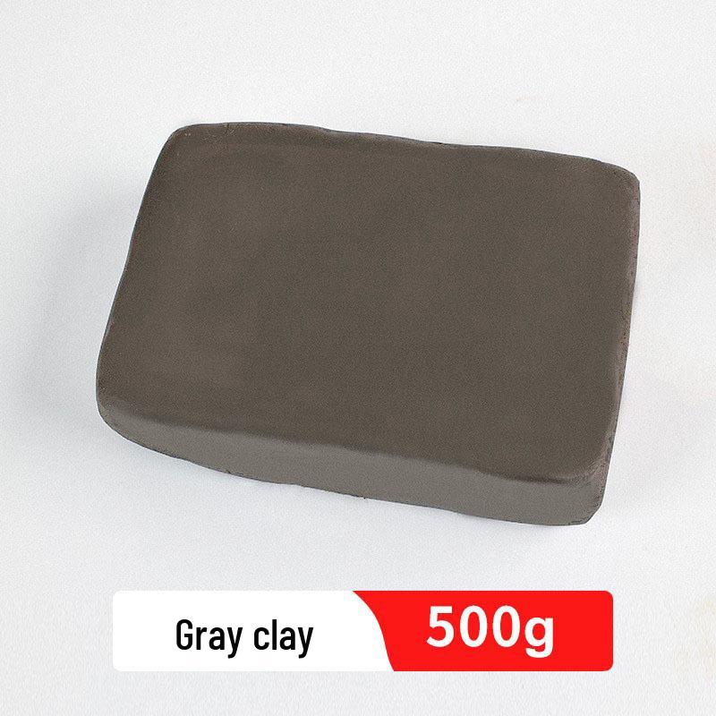 Soft DIY Porcelain Clay, 500g - Perfect for Children's Pottery with Pottery Machines, No-Bake High White Clay for Handmade Sculpting Projects