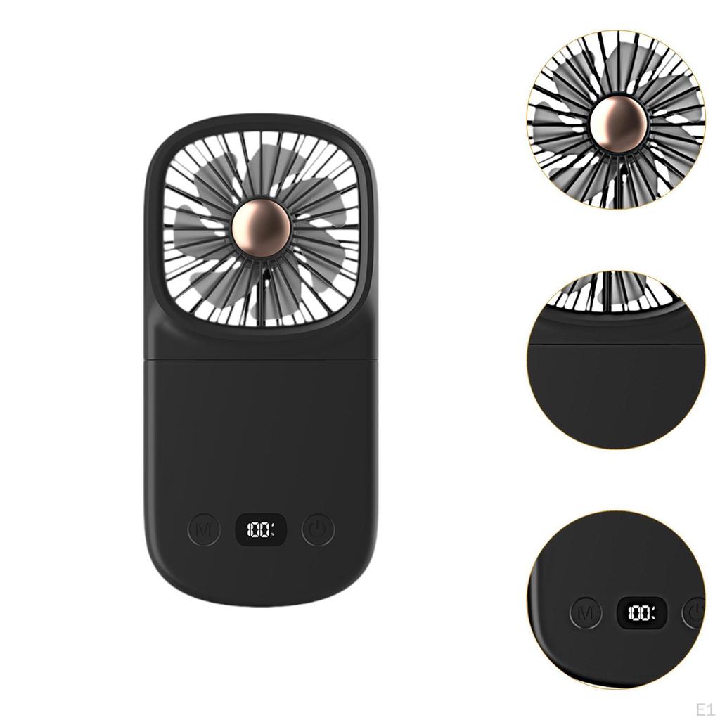 Mini Hang Fan Portable Adjustable Hanging Foldable Small Personal Handheld for Indoor Outdoor,