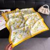 70Cm New Fashion Print Silk Hairbands Summer Lemon Scarf Women Elagant Bandana Neck Kerchief Head Bands Foulard Female Scarfs