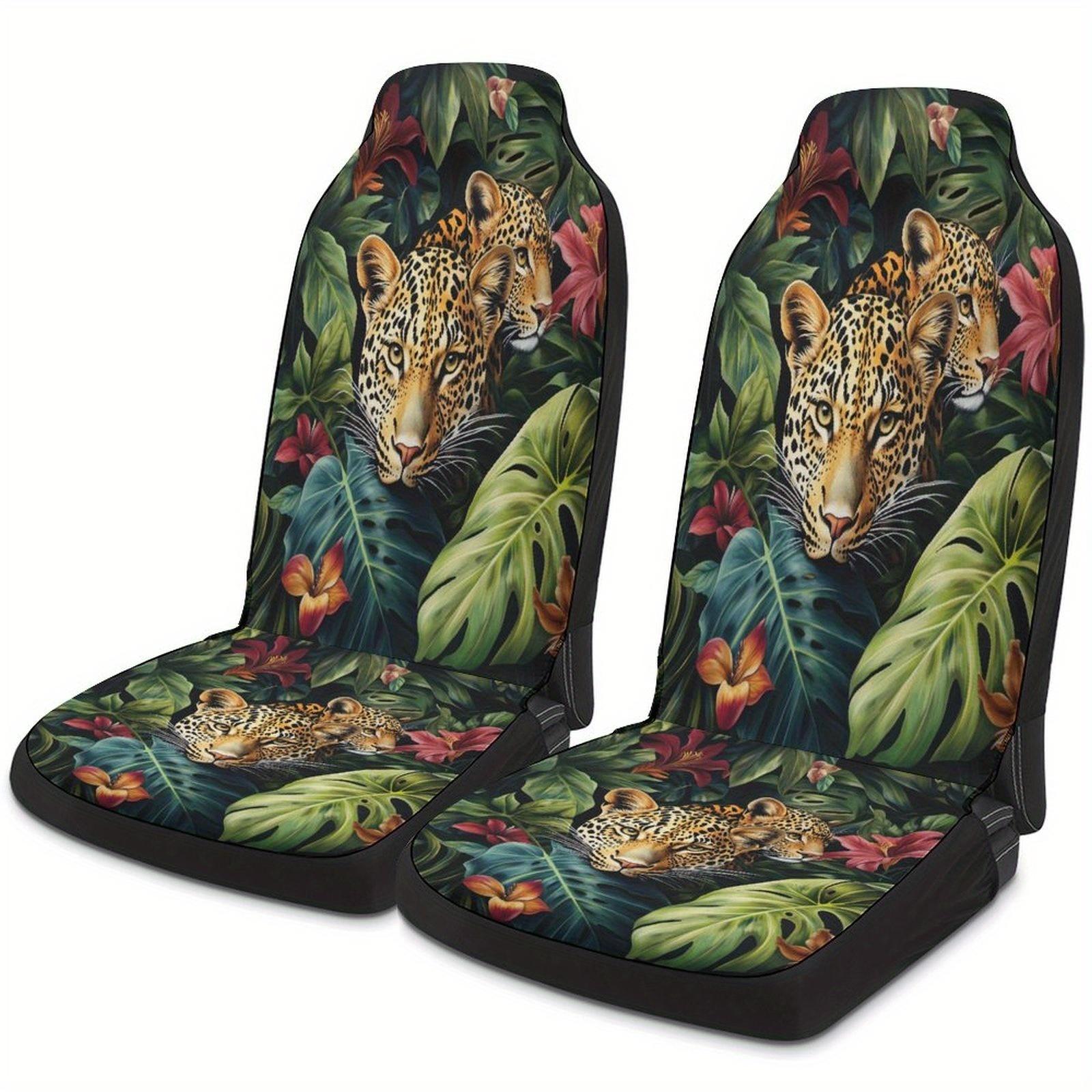 Fit Leopard Print Car Seat Covers