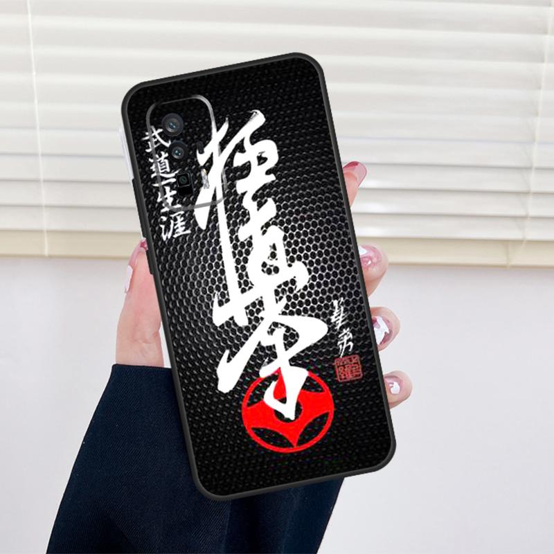Oyama Kyokushin Karate Case For Xiaomi POCO F5 X5 X3 Pro M6 M5 M5s F3 F4 X4 GT 12X 12T 11T Pro 12 13 Lite Coque