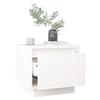 Bedside Table - Maison Exclusive - White - Solid Pine - 35x34x32 Cm