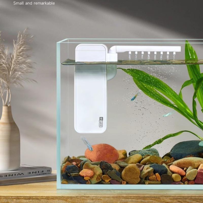 Mini Filter Aquarium Water Circulation Waterfall Rainy Silent Internal Small Fish Tank Filter Water Pump Aquarium Accessories