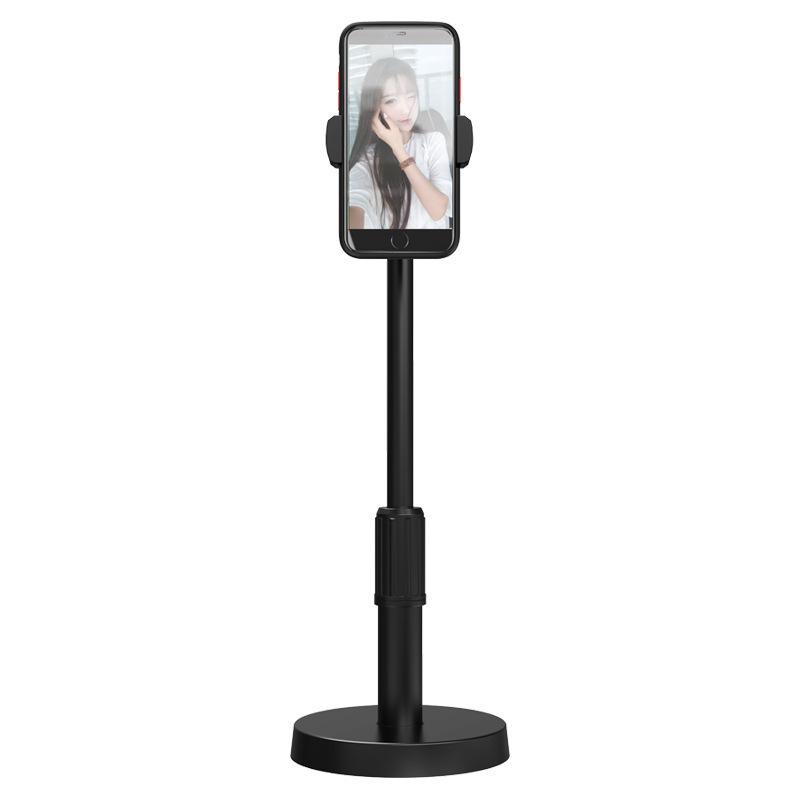 Adjustable Desktop Phone Holder for Live Streaming & Media Viewing