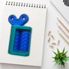 Yousheng  Business Card Embosser Portable Lightweight 3D Printed Embosser Tools DIY Cards Scrapbooking Crafts Mini Dual Rollers Embosser Stamp