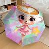 1 Stück Kaffeetasse Ballerina Regenschirm - 8 Rippen verstärkt, Automatisches Öffnen, Leicht & Langlebig, Niedliches Modeaccessoire für den Außenbereich, Strand oder Freizeit, Sei
